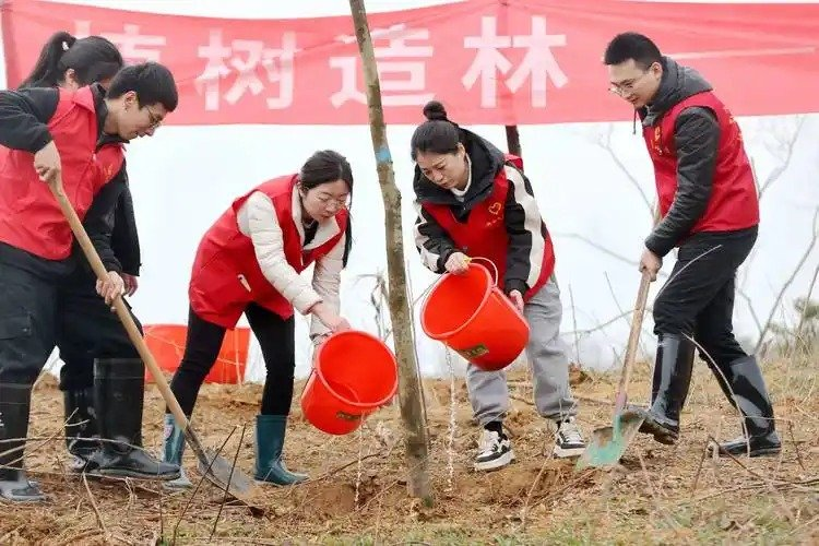 沈阳国泰证券开展“绿色未来·你我同行”植树节公益活动